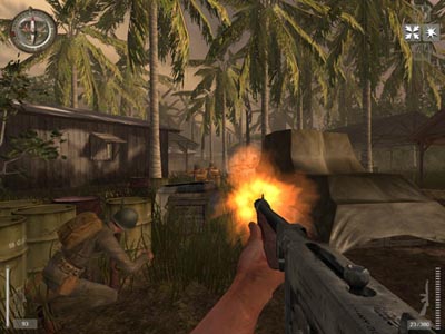 Medal Of Honor: Pacific Assault Компьютерная игра DVD-ROM, 2006 г Издатель: Electronic Arts; Разработчик: EA Games пластиковый Jewel case Что делать, если программа не запускается? инфо 9290l.